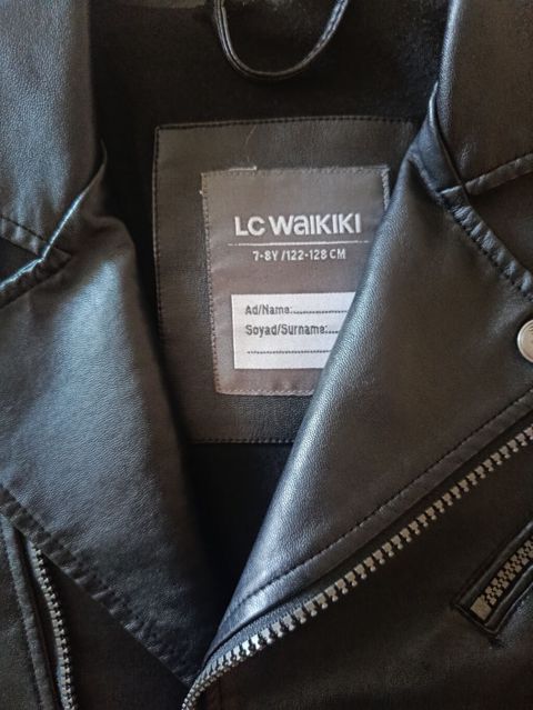Uşaq dəri görünümlü gödəkçə – LC Waikiki - Model: motosikletçi — Bakı