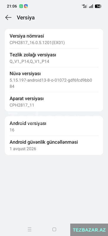 Oppo A6 təzə kimidir ehtiyac üçün satılır — Smartfonlar, Füzuli (6)