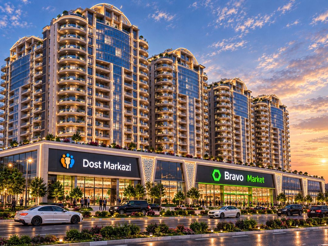 Satılır 3 otaqlı yeni tikili 129 m² — Mənzil, Bakı (2)