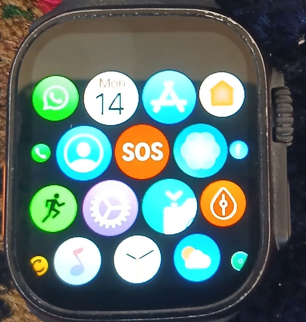 Hiwatch PRO T900 Ultra ağıllı saat Saatın problemi yoxdur,nömrə kartı — Ağıllı saatlar, Digah (8)