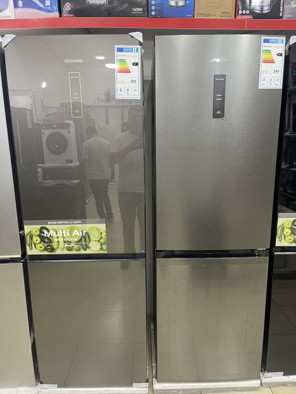 Yoshıro soyuducu – model YRF-B290NF60SGSX - Enerji sinfi: A+ - İllik — Soyuducular, Bakı (2)