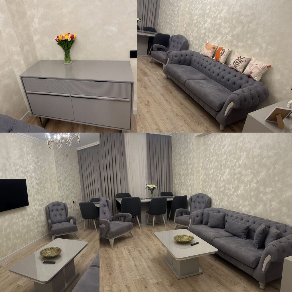 Qonaq dəsti satılır hamısı birlikdə cəmi 1600₼. (Masa dəsti tək — Mebel, Bakı