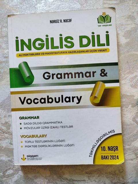 İngilis dili Testlər 11-ci sinif, Anar İsayev, DİM, 1-ci hissə, 2024 il — Digah