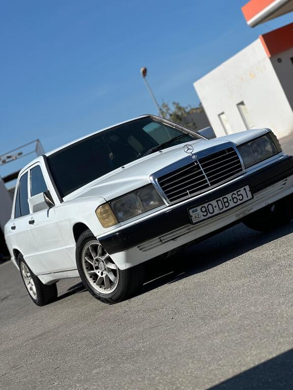 Mercedes 190, 2.0 L, 1992 il, 363 800 km 90-DB-651 — Avtomobillər, Bakı (2)
