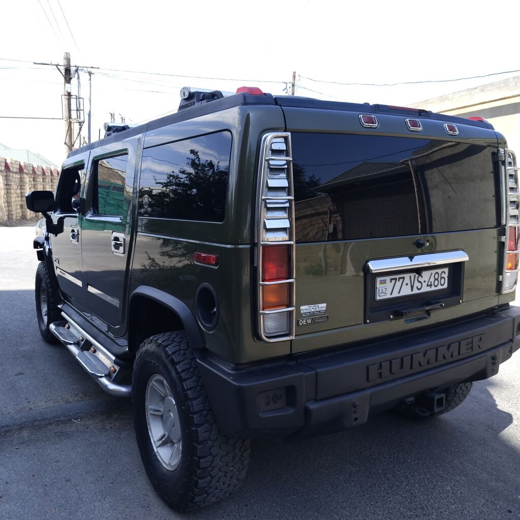 Hummer H2 SUV – ofroud və şəhər üçün güclü və komfortlu model 77-VS-486 — Avtomobillər, Masazır (6)