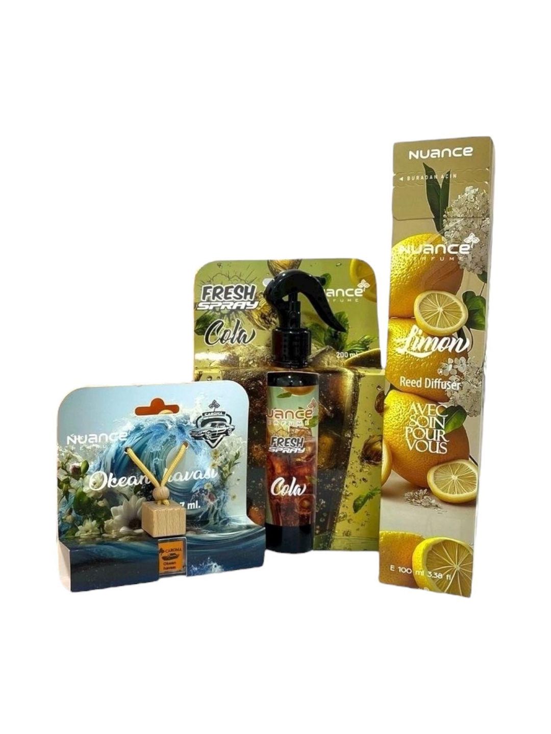 Ətirlər dəsti Tam hədiyyə 3-lü - Limon-Kola-Okeanhavası-0275 — Mallar, Bakı