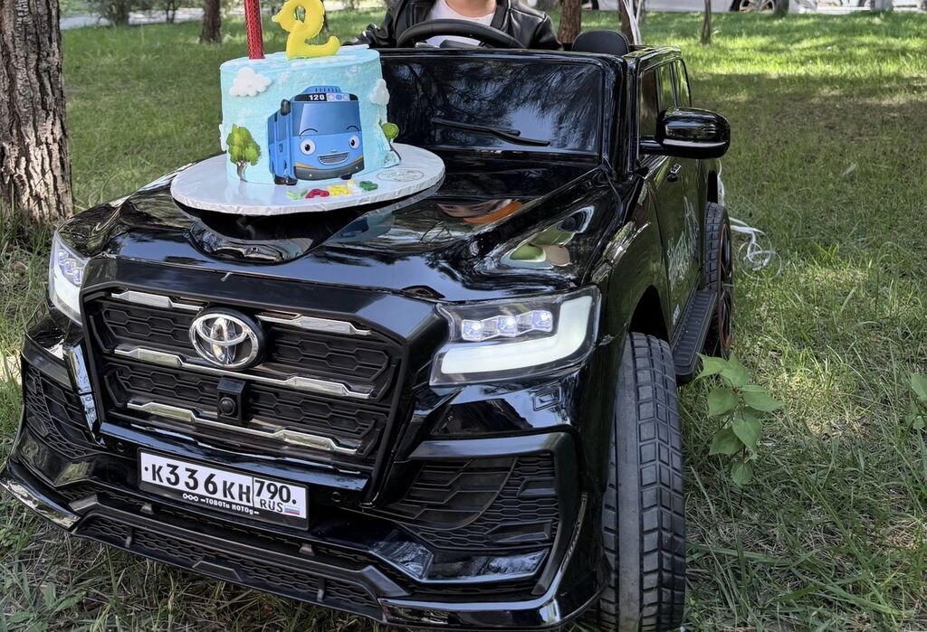 Uşaq üçün elektrikli mini SUV – Toyota Land Cruiser üslubunda — Uşaq avtomobilləri, Bakı (2)