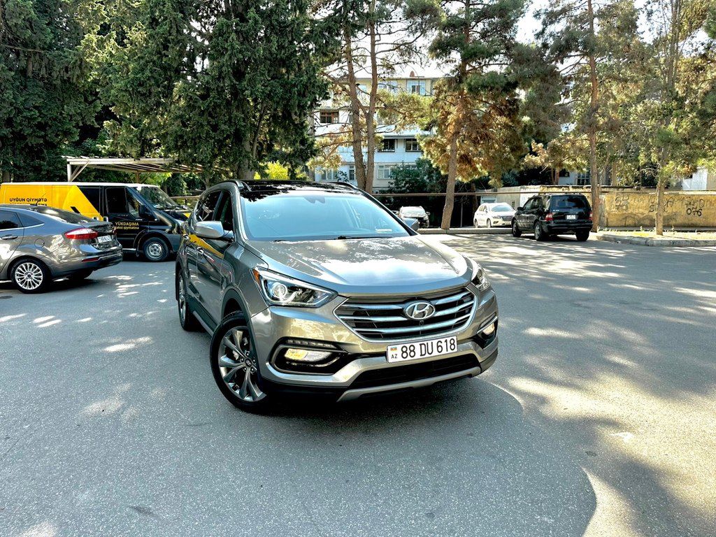 Hyundai Santa Fe, 2.0 L, 2017 il, 118 000 km 88-DU-618 — Avtomobillər, Bakı