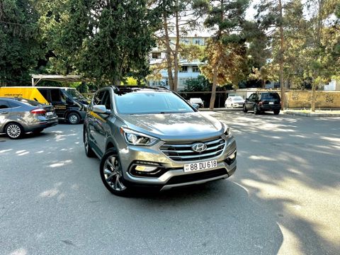 Hyundai Santa Fe, 2.0 L, 2017 il, 118 000 km — Bakı