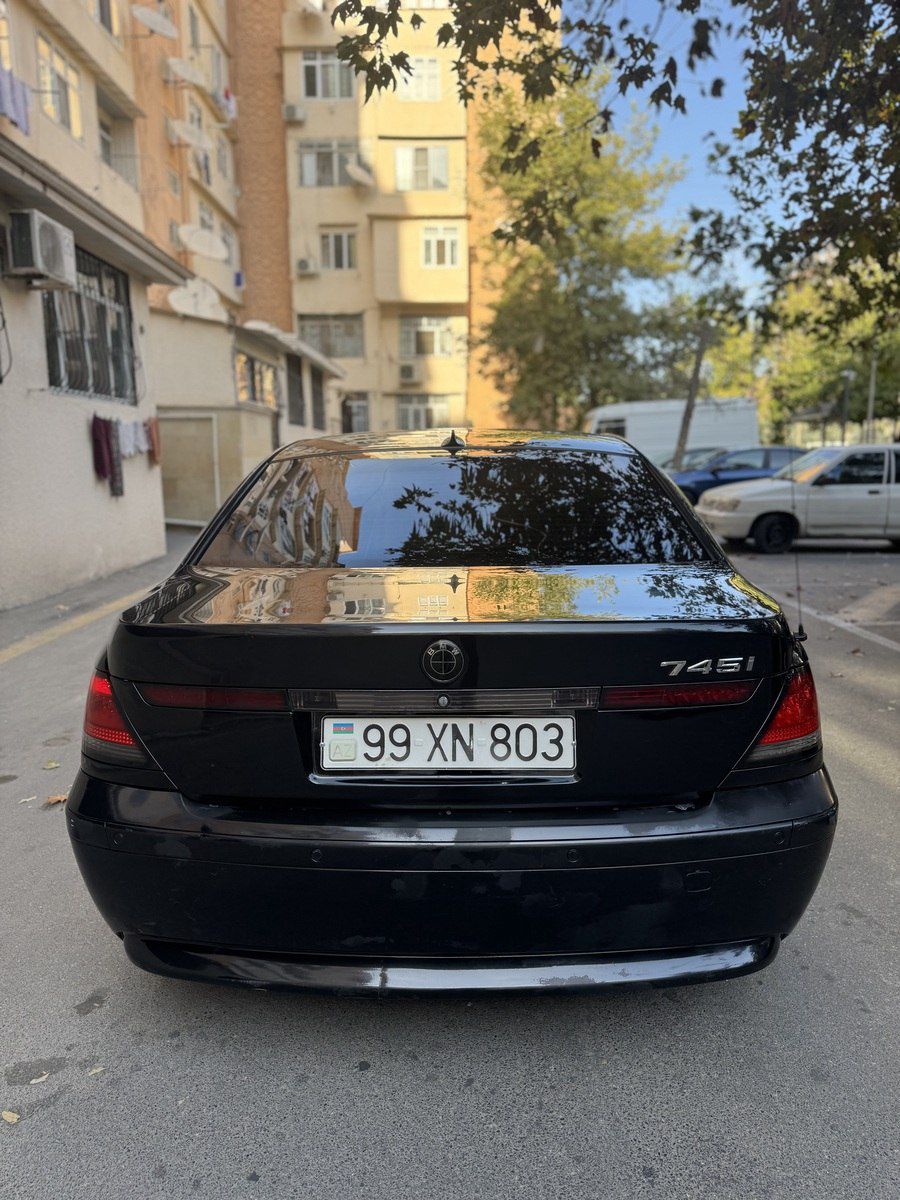 BMW 745, 2002 il 99-XN-803 — Avtomobillər, Bakı (4)