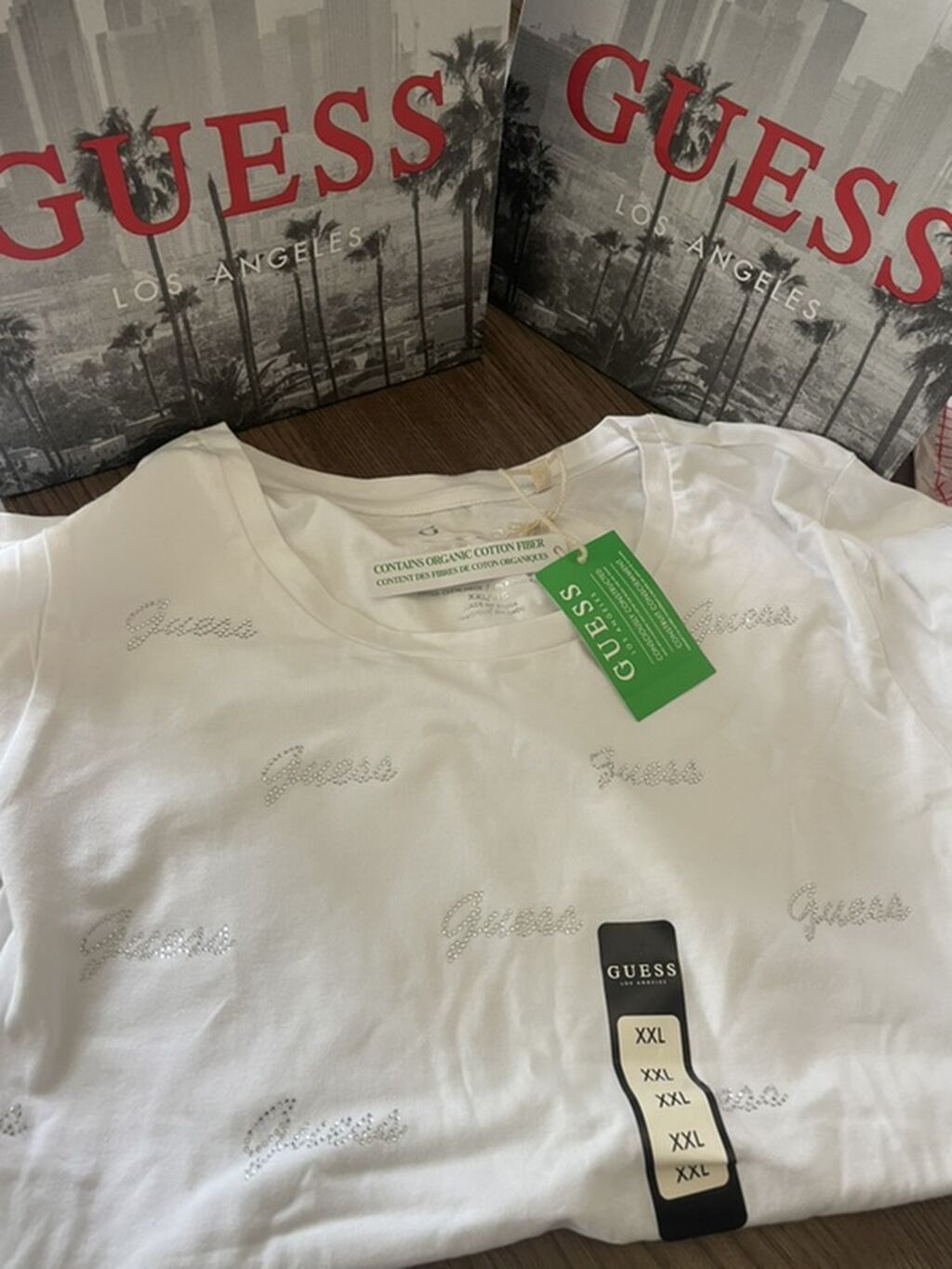 Guess qadın T-shirtləri - Brend: Guess Los Angeles - Material: üzvi — Futbolka və polo, Bakı (3)