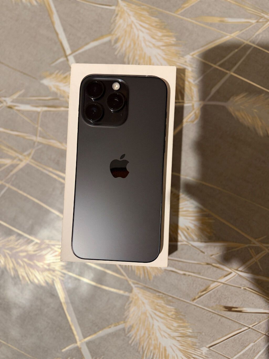 IPhone 15 Pro Max, 256 GB, Black Titanium, Simsiz şarj, Face ID — Apple iPhone, Bakı