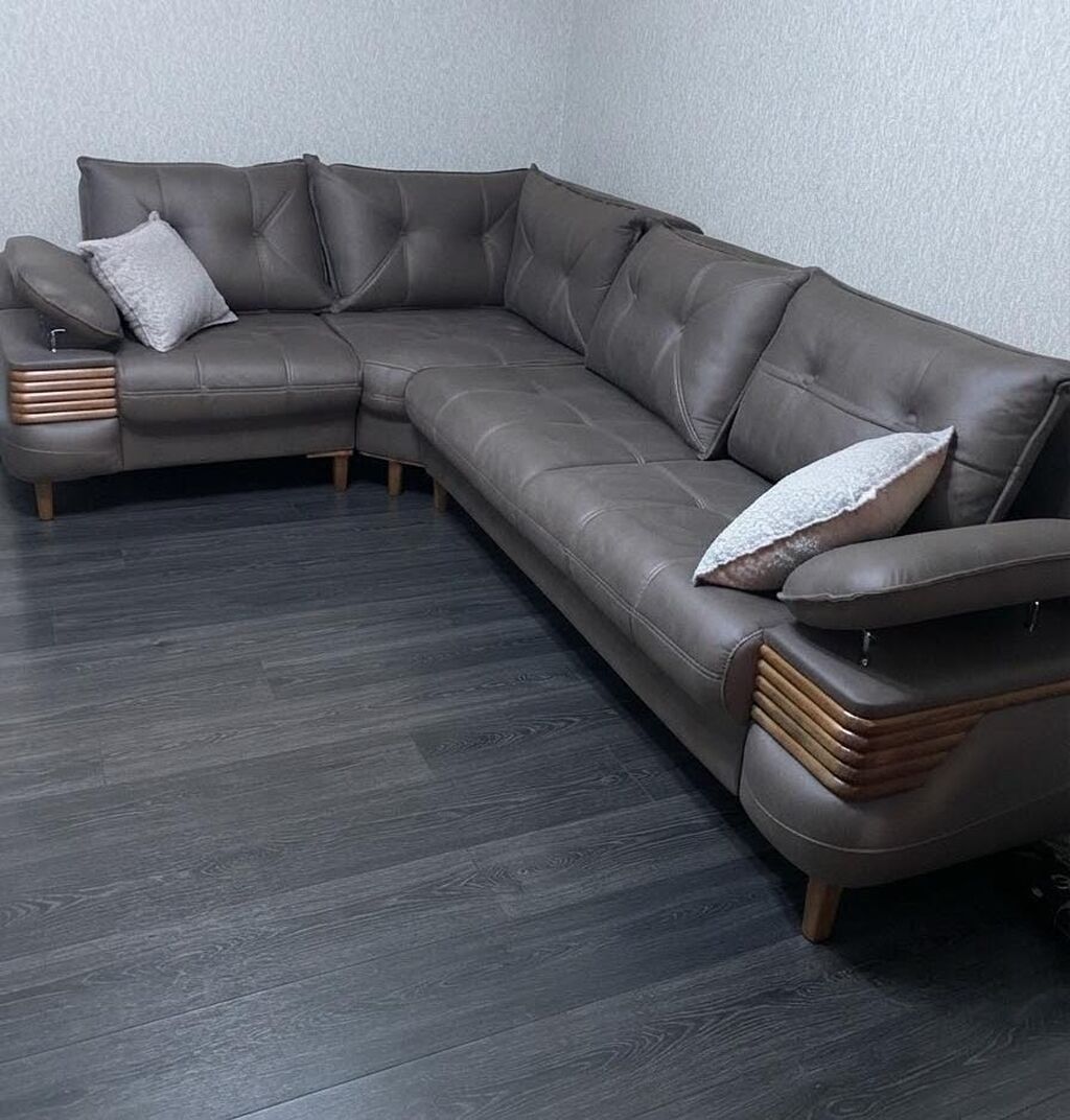 700₼ Künc divan Satılır*‼ Açılır baza var 2*3.2 — Divanlər, Bakı