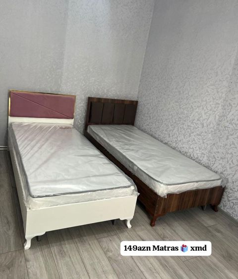 Tək nəfərlik çarpayılar – modern və klassik dizayn seçimləri. - Model — Bakı