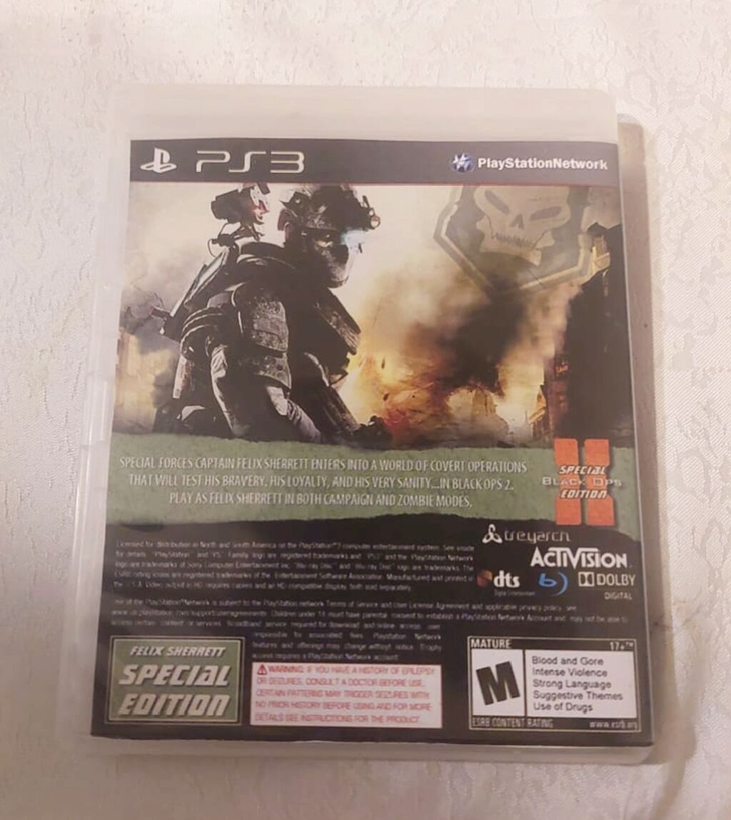 Call of Duty: Black Ops II PS3 - Cızıqsız / Əla Vəziyyətdə (Alman — Oyun konsolları, Şirvan (3)