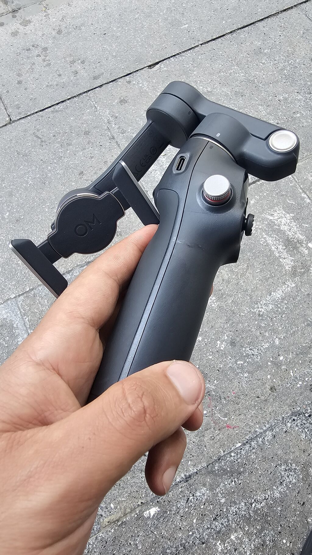 DJI OM (Osmo Mobile) smartfon stabilizatoru - 3 oxlu əl gimbalı — Tripod, steadicam, video işıq, Bakı (7)
