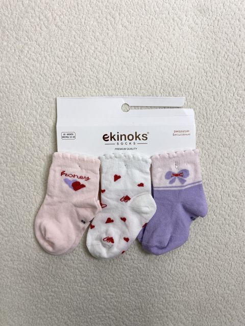 Corab dəsti 7755, pambıq, ölçü 6-12 ay — Bakı