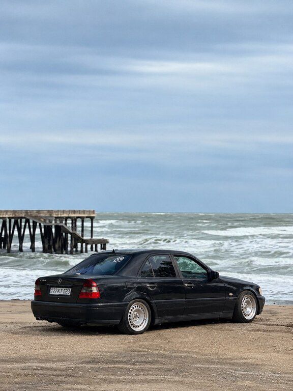 Mercedes C 200, 2.0 L, 1996 il, 350 000 km 77-KT-583 — Avtomobillər, Qəbələ (2)