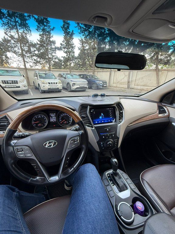 Hyundai Santa Fe, 2.4 L, 2013 il, 83 500 km 10-DM-666 — Avtomobillər, Bakı (7)