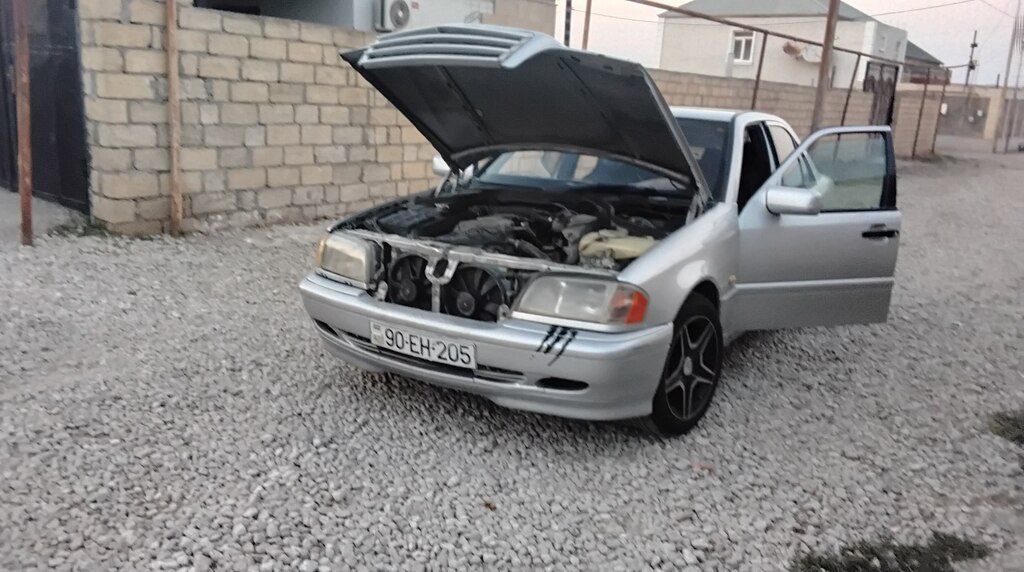 Mercedes C 180, 1.8 L, 1995 il, 400 000 km 90-EH-205 — Avtomobillər, Bakı (4)
