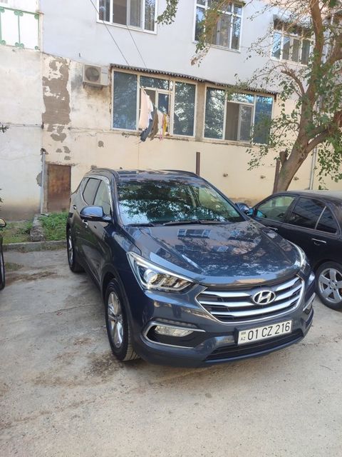 Hyundai Santa Fe, 2.0 L, 2016 il, 166 384 km — Sumqayıt