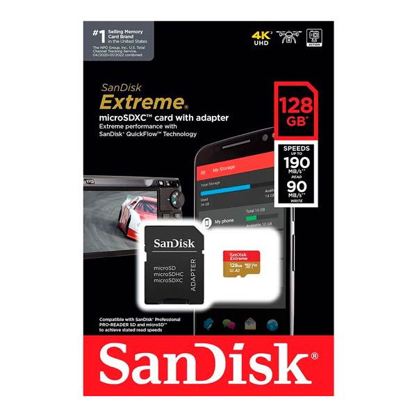SanDisk Extreme microSDXC Uhs-ı Card - 128GB — Mallar, Bakı