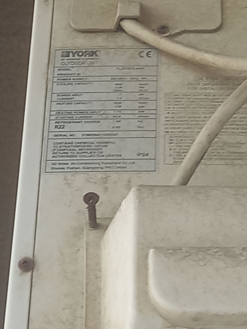 Kondisioner York, İşlənmiş, 40-45 kv. m, Xarici blok, Kredit yoxdur — Kondisioner və split-sistemlər, Bakı (5)