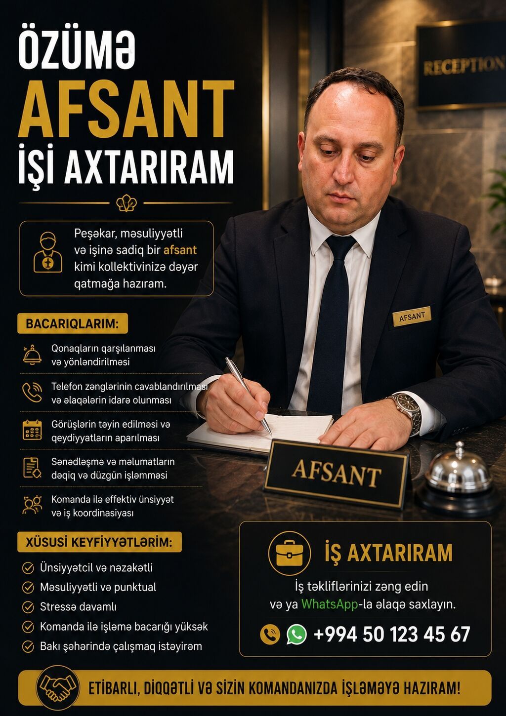 Administrator, 43 yaş, 5 ildən artıq təcrübə, Restoran — İş, Bakı