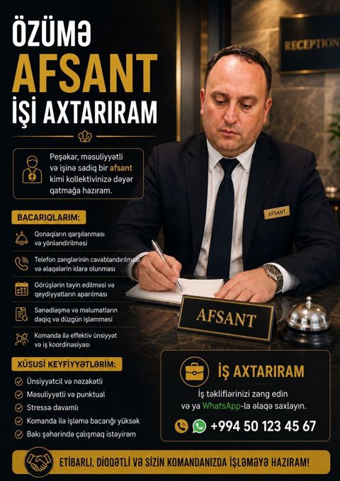 Administrator, 43 yaş, 5 ildən artıq təcrübə, Restoran — Bakı
