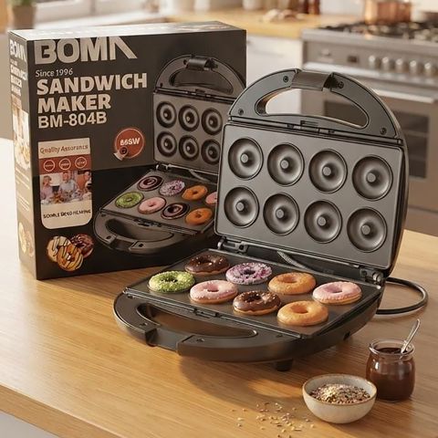 Toster Sendviç Cihazı Vafli Bişirən Aparat Boma BM-804B — Bakı