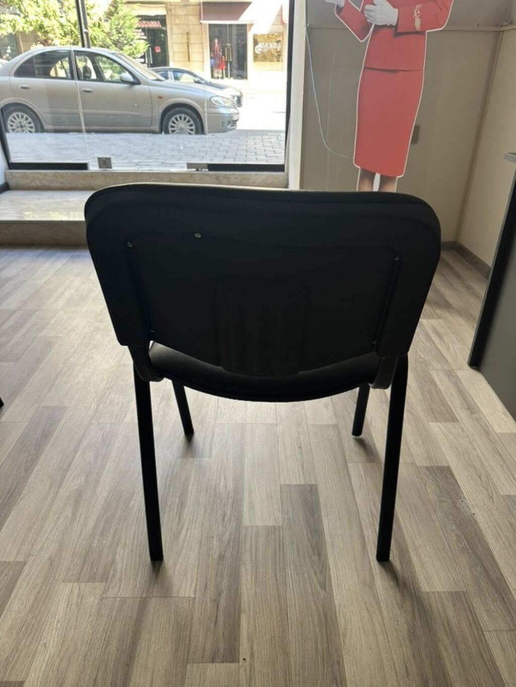 Ofis kresloları dəsti 1) Fırlanan iş kreslosu - Rəng: qara - Oturacaq — Ofis mebeli, Bakı (4)