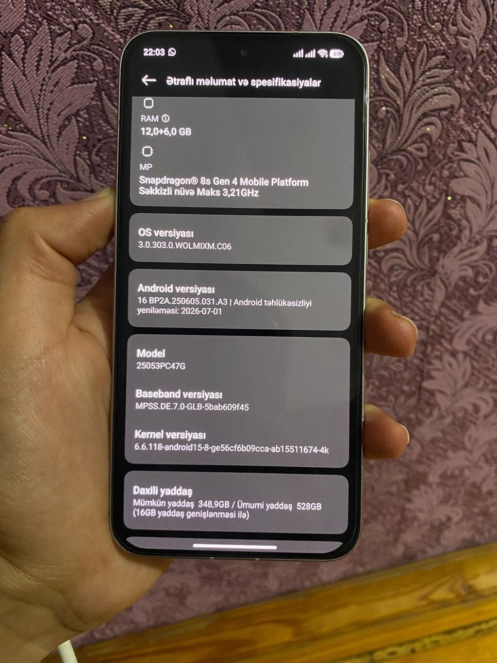 Android smartfon – Snapdragon 8s Gen 4 Mobile Platform (8 nüvə, max — Digər smartfonlar, Xırdalan (4)