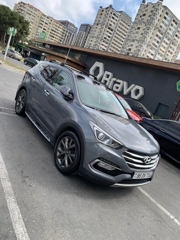 Hyundai Santa Fe, 2.0 L, 2017 il, 193 000 km 88-DV-734 — Avtomobillər, Bakı (4)