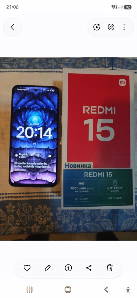 Redmi 128 GB, rəng - Qırmızı, Sənədlərlə — Bakı