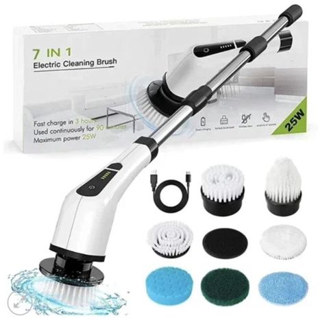 7-in-1 Simsiz Elektrik Təmizlik Fırçası – 25W Xüsusiyyətlər: - 7 — Bakı