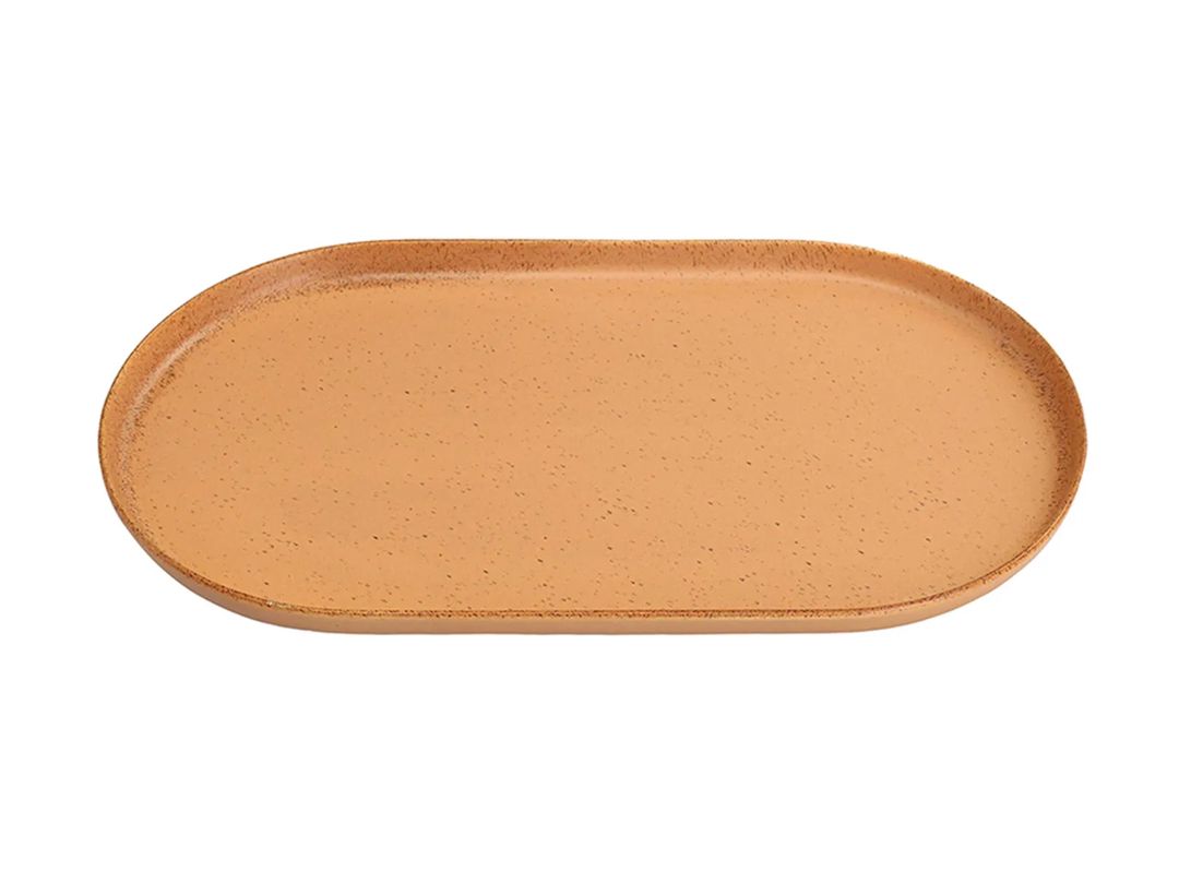 Boşqab Porland Ethos Danshari Earth, 28 sm, farfor, narıncı — Mallar, Bakı (2)