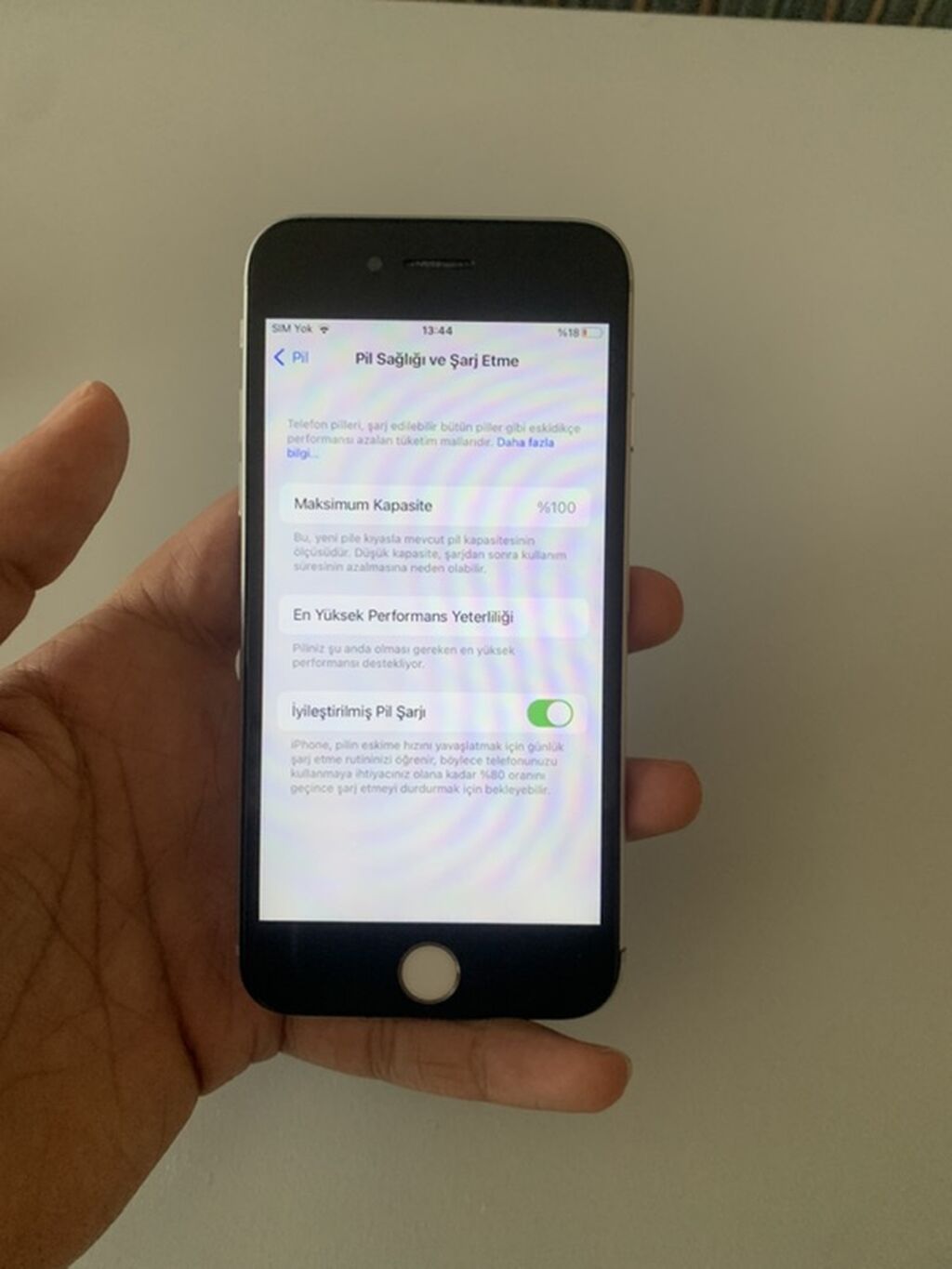 IPhone 8, 64 GB, White Titanium, Simsiz şarj — Apple iPhone, Digah (4)
