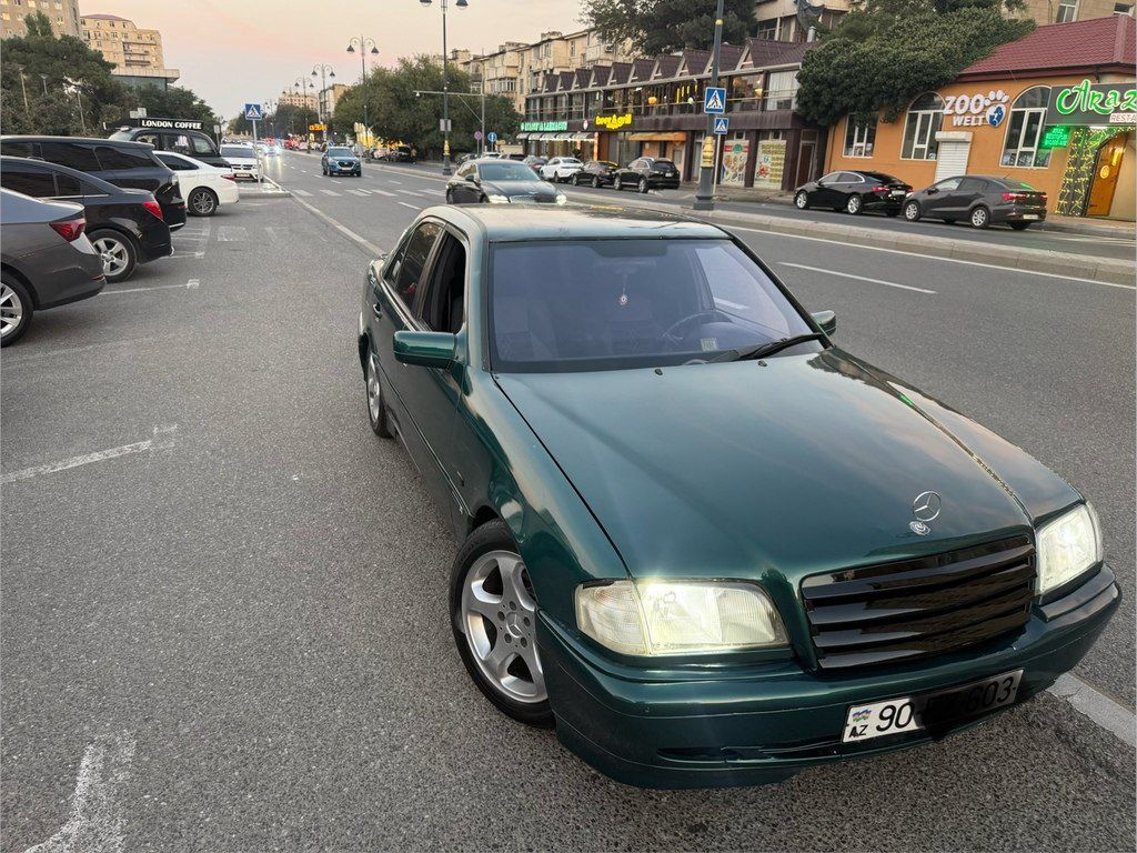 Mercedes C 180, 1.8 L, 1997 il, 320 000 km 77-OK-409 — Avtomobillər, Bakı (5)