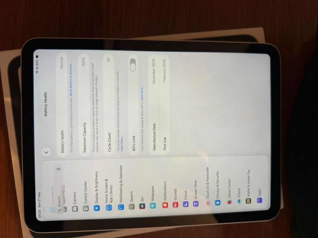 iPad A16 Silver 256GB — Planshetlər, Bakı (5)