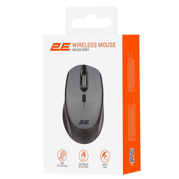 2E MF220 Wireless Gray Mouse 2E-MF220WB — Mallar, Bakı