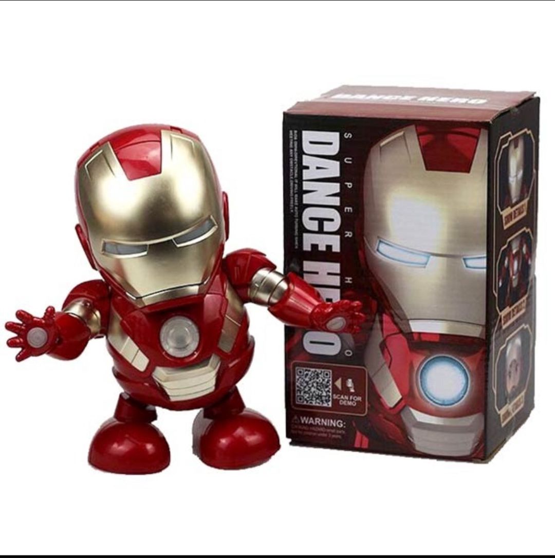 Robot Iron Man Dancing, qızılı/qırmızı, 3+ yaş — Mallar, Bakı