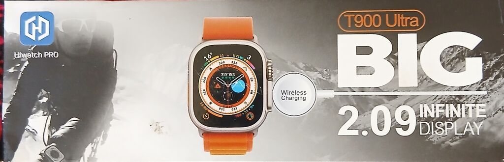 Hiwatch PRO T900 Ultra ağıllı saat Saatın problemi yoxdur,nömrə kartı — Ağıllı saatlar, Digah