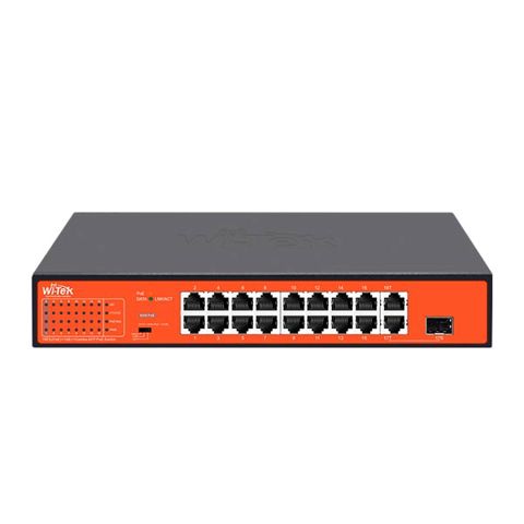 Wi-Tek WI-PS518G 16-Port PoE Switch — Bakı