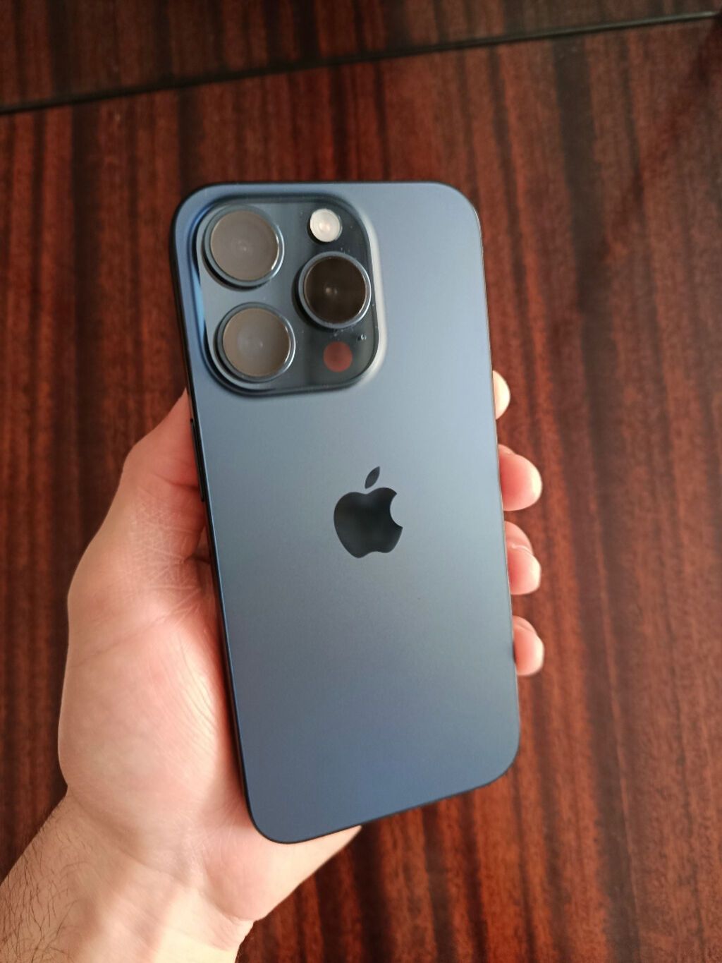 IPhone 15 Pro, 128 GB, Blue Titanium, Simsiz şarj, Face ID — Apple iPhone, Bakı (3)