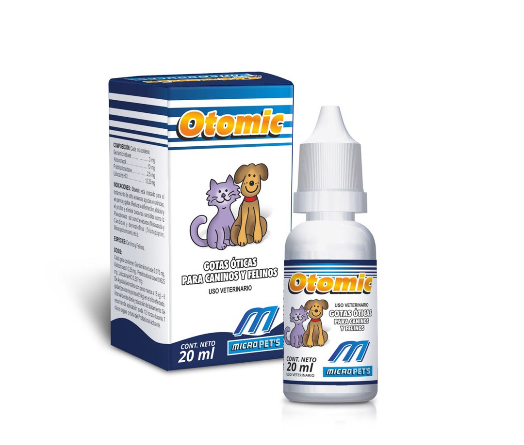 Qulaq damcısı Otomic itlər və pişiklər üçün 20 ml — Mallar, Bakı
