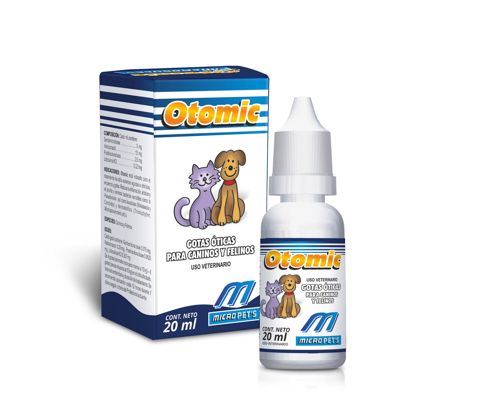 Qulaq damcısı Otomic itlər və pişiklər üçün 20 ml — Bakı