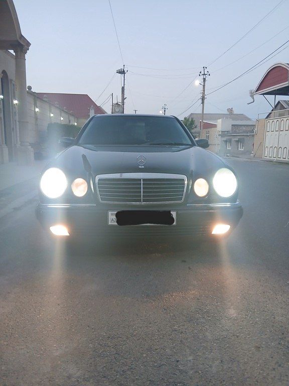 Mercedes E 280, 2.8 L, 1999 il, 354 250 km — Avtomobillər, Şəmkir (6)