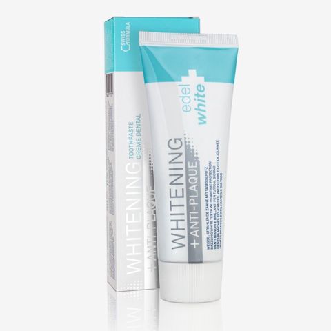 Diş pastası Edel White Anti-Plaque + Whitening 75 ml — Bakı