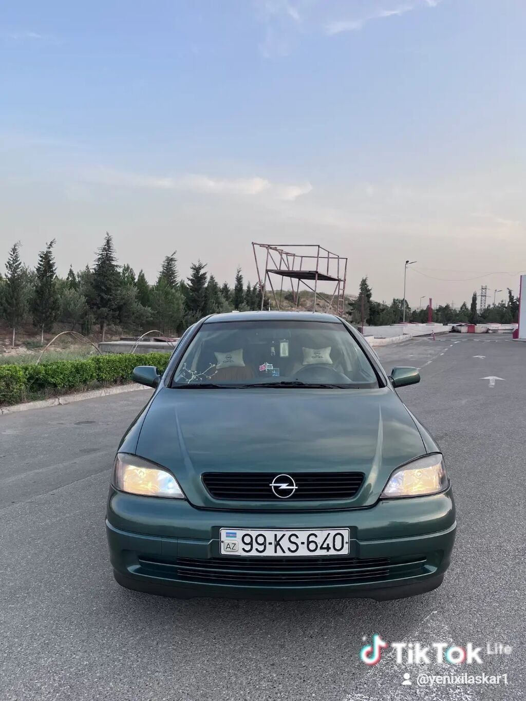 Opel Astra G sedanı - Kuzov: 4 qapılı sedan, tünd yaşıl rəng 99-KS-640 — Avtomobillər, Sumqayıt (2)