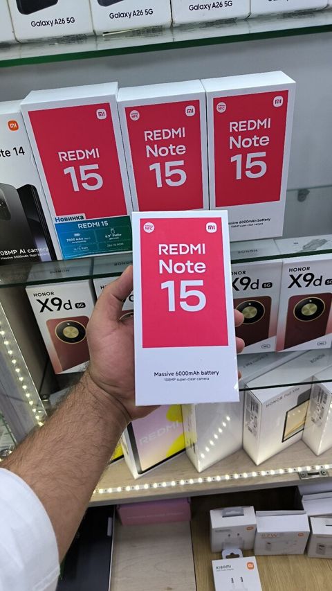 Xiaomi Redmi Note 15 Black 256GB/8GB — Bakı